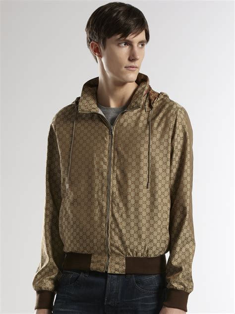 gucci technical nylon jacket|gucci jackets for men.